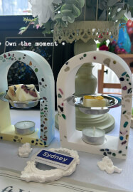 Aroma Plaster Terrazzo Wax Melt Burner Workshop