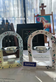 Aroma Plaster Terrazzo Wax Melt Burner Workshop