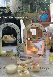 Aroma Plaster Terrazzo Wax Melt Burner Workshop
