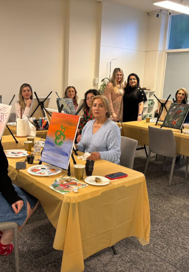 Art and Meditation Workshop on Canvas