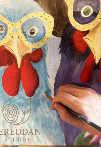 Relaxing Art Retreat Class for Self-Care