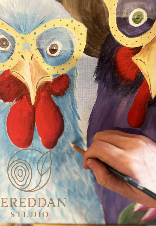 Relaxing Art Retreat Class for Self-Care