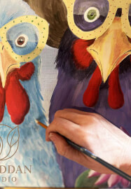 Relaxing Art Retreat Class for Self-Care