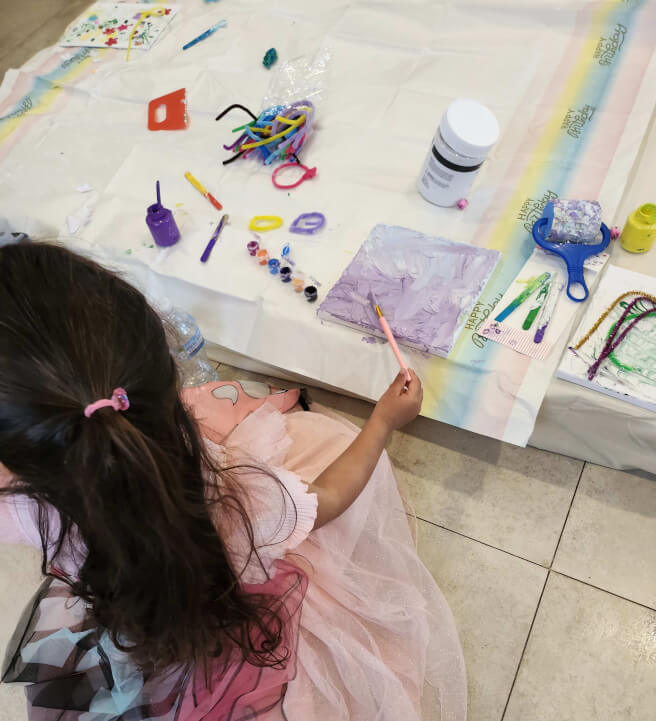 Art Party Workshop for Celebrations and Getaways