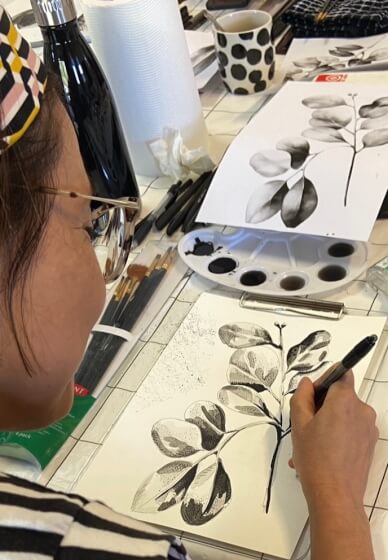 Art Retreat. Enjoy a Day of Botanical Ink Drawing