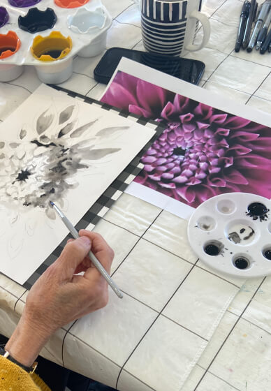 Art Retreat. Enjoy a Day of Botanical Ink Drawing