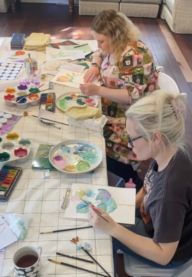 Art Retreat. Enjoy the Beauty of Watercolour Pencil and Ink