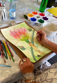 Art Retreat. Enjoy the Beauty of Watercolour Pencil and Ink