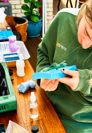 Artisan Candle Making Workshop for NDIS Participants