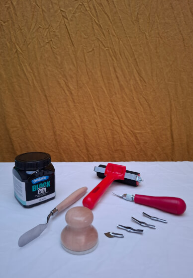 Artist-grade Lino Print Kit