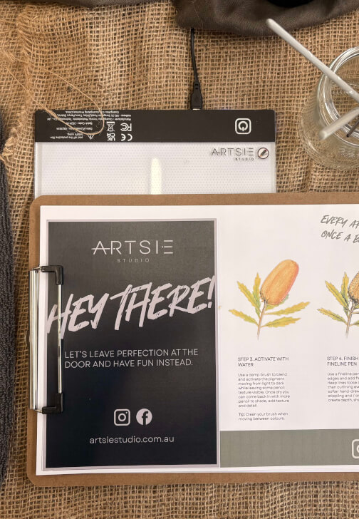 Australian Native Botanicals in Watercolour Pencil Workshop