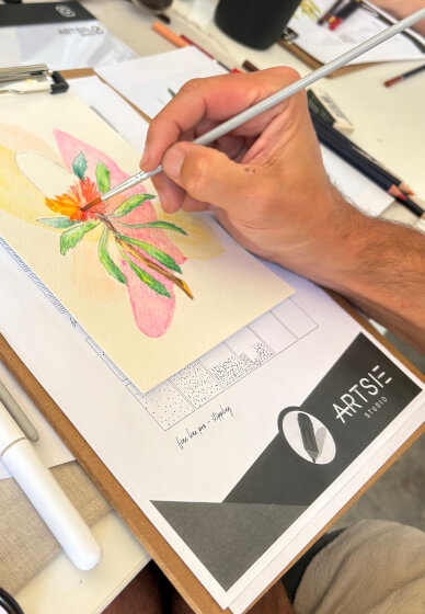 Australian Native Botanicals in Watercolour Pencil Workshop