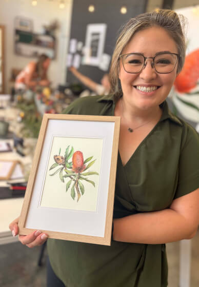 Australian Native Botanicals in Watercolour Pencil Workshop
