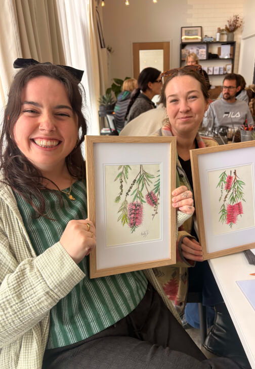 Australian Native Botanicals in Watercolour Pencil Workshop