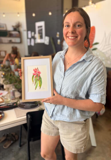 Australian Native Botanicals in Watercolour Pencil Workshop