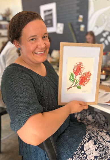 Australian Native Botanicals in Watercolour Pencil Workshop
