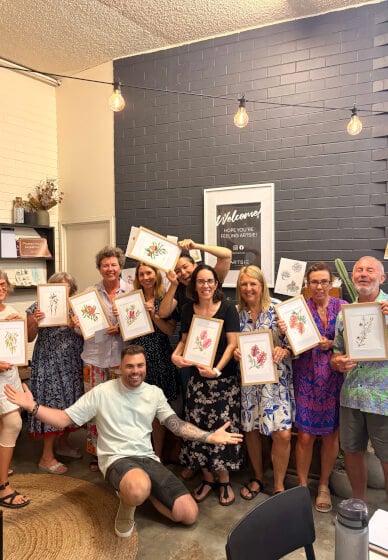 Australian Native Botanicals in Watercolour Pencil Workshop