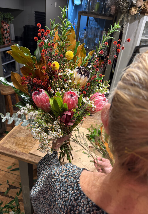 Australian Native Flower Bouquet Making Class