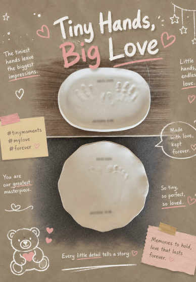 Baby Foot / Hand Print Plate Workshop