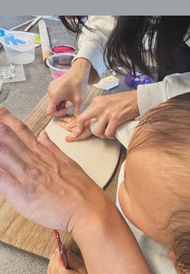 Baby Foot / Hand Print Plate Workshop