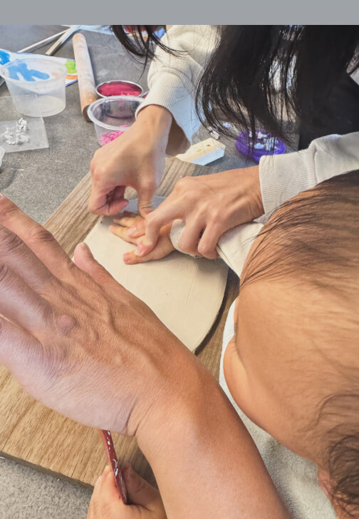 Baby Foot / Hand Print Plate Workshop