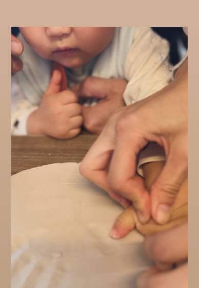 Baby Foot / Hand Print Plate Workshop