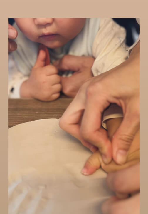 Baby Foot / Hand Print Plate Workshop