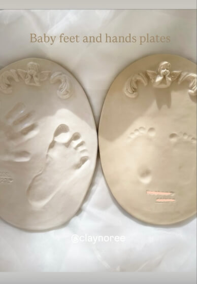 Baby Foot / Hand Print Plate Workshop