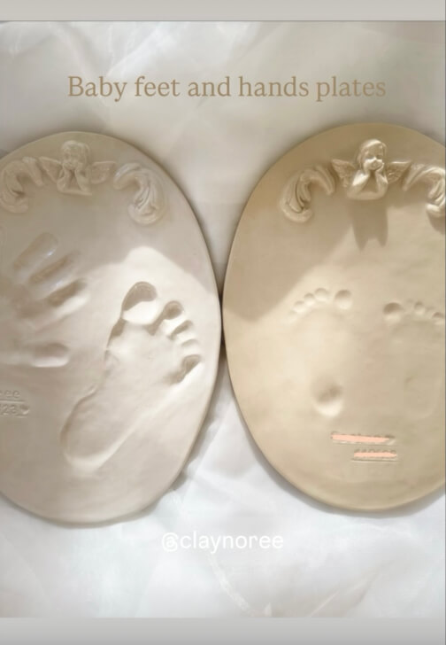 Baby Foot / Hand Print Plate Workshop