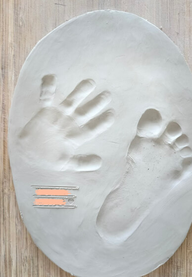 Baby Foot / Hand Print Plate Workshop