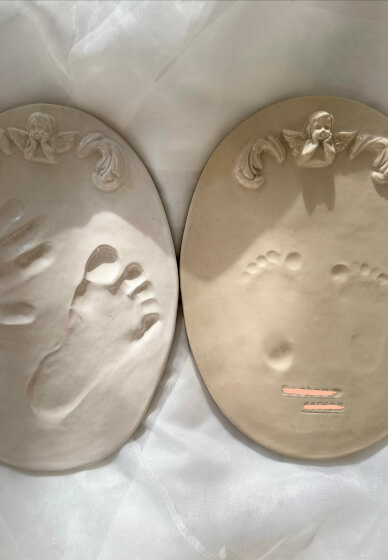 Baby Foot / Hand Print Plate Workshop