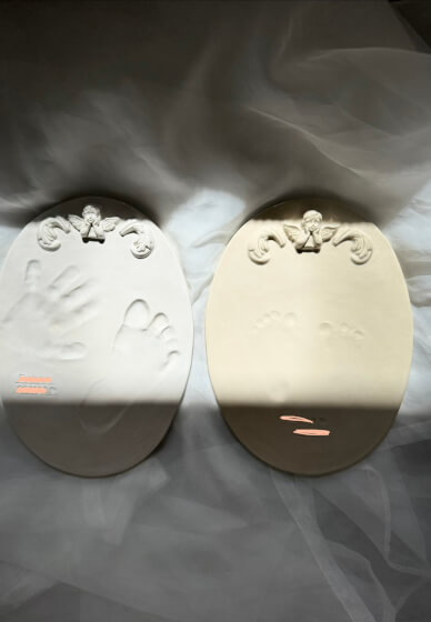Baby Foot / Hand Print Plate Workshop
