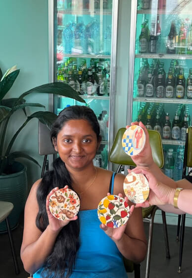 Baghlava Making and Decoupage Coaster Workshop