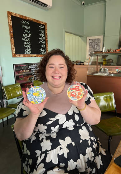 Baghlava Making and Decoupage Coaster Workshop