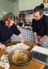 Baghlava Making and Decoupage Coaster Workshop