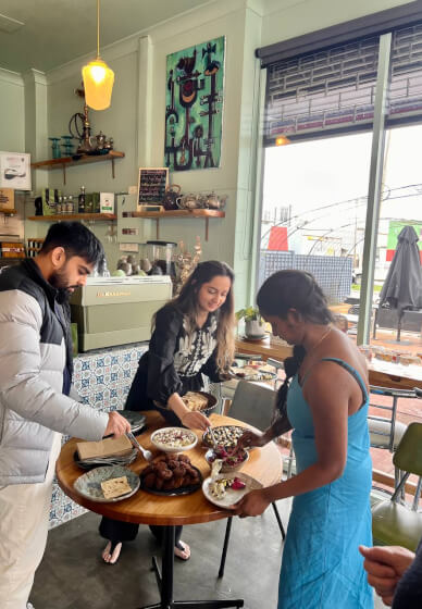 Baghlava Making and Decoupage Coaster Workshop