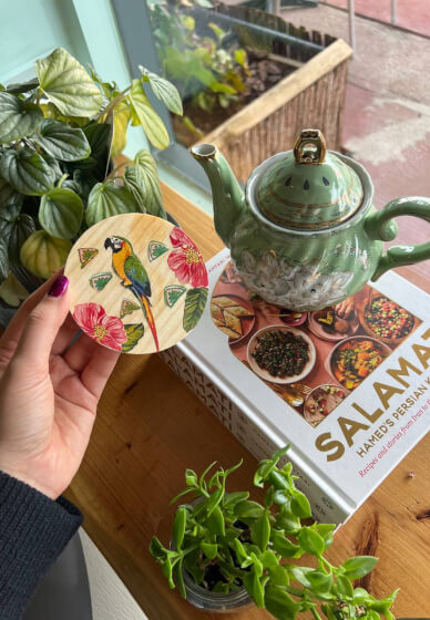 Baghlava Making and Decoupage Coaster Workshop