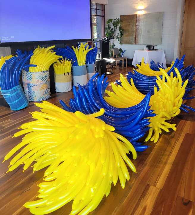 Balloon Twisting Workshop for Teams and Workplaces