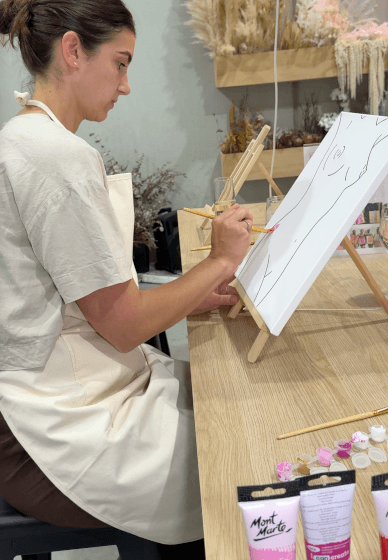 Bare and Bubbly - Paint and Sip Workshop