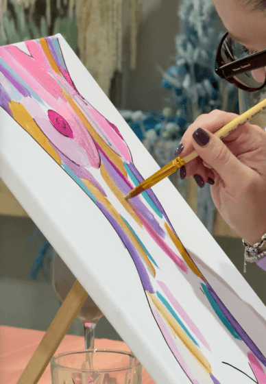 Bare and Bubbly - Paint and Sip Workshop