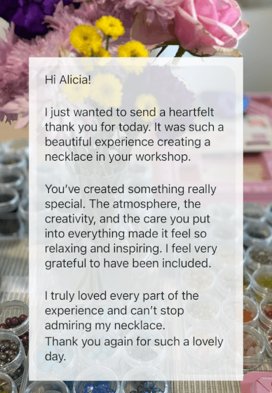 Bead Your Own Gemstone Necklace Workshop