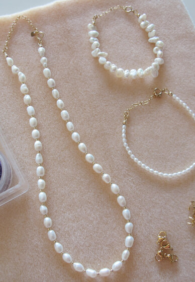 Beaded Pearl and Gemstone Jewellery Making Class