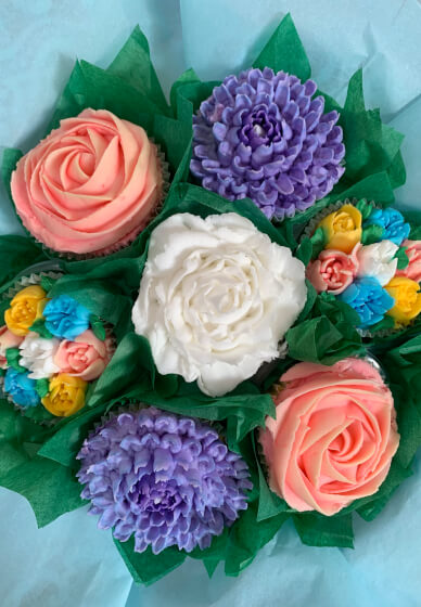 Beautiful Bouquet Cupcake Decorating Class