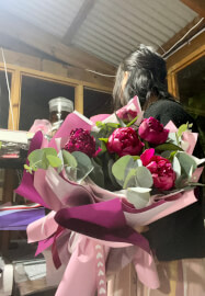 European Peonies Bouquet Workshop for Beginners