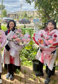 European Peonies Bouquet Workshop for Beginners