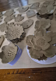 Hand-Build Bee Feeder and Petal Mug Class