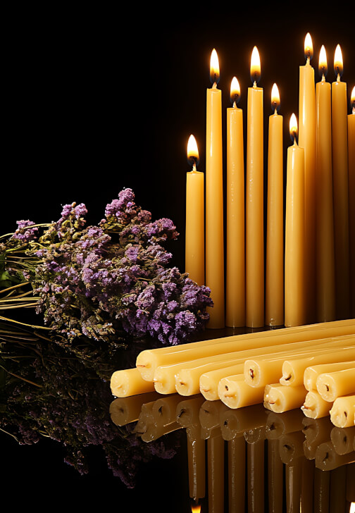 Beeswax Candle Dip and Sip Social Party for Groups