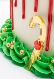 Beginner Christmas Buttercream Cake Class - Merry Dripmas