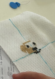 Beginner Cross Stitch Workshop: Stitch a Labrador Dog Design