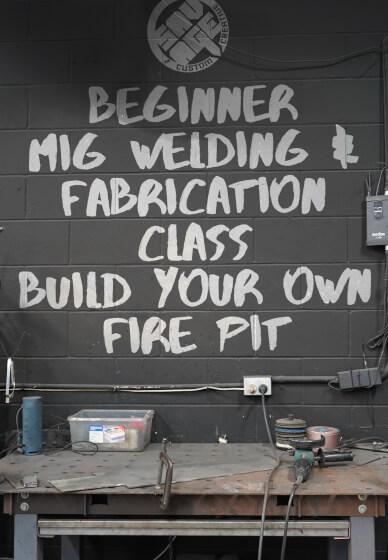 Beginner MIG Welding and Fabrication Class